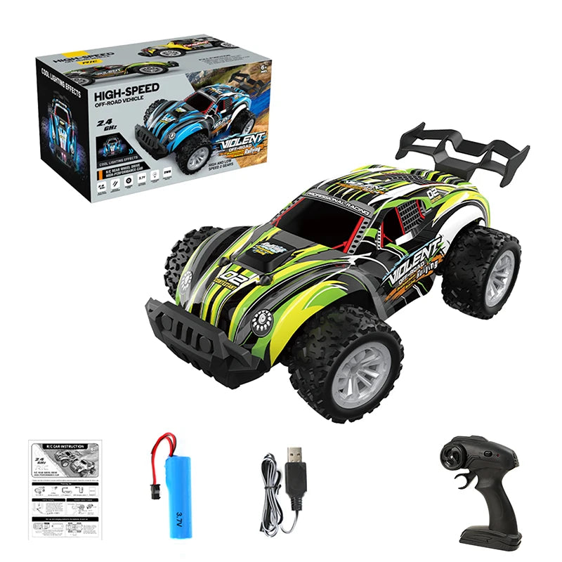 RC drift car two-wheel drive electric racing car remote control, truck toysElectric Remote Control Toy Car for Drifting Fun