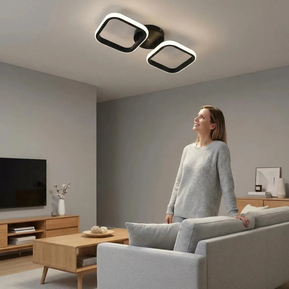 LED Ceiling Lamp Modern Style Geometric Shape Aisle Corridor Light Wall light Kitchen/ Bedroom Lighting 110V White/Warm light