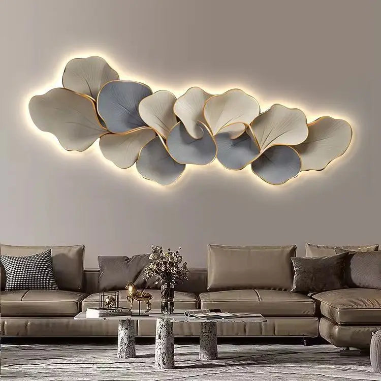 LED light light advanced sense new Chinese mural light modern light luxury living room sofa background wall painting bedroom