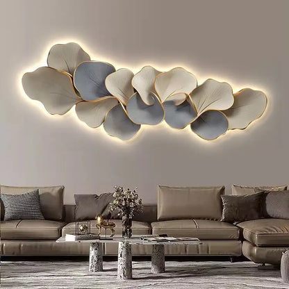 LED light light advanced sense new Chinese mural light modern light luxury living room sofa background wall painting bedroom