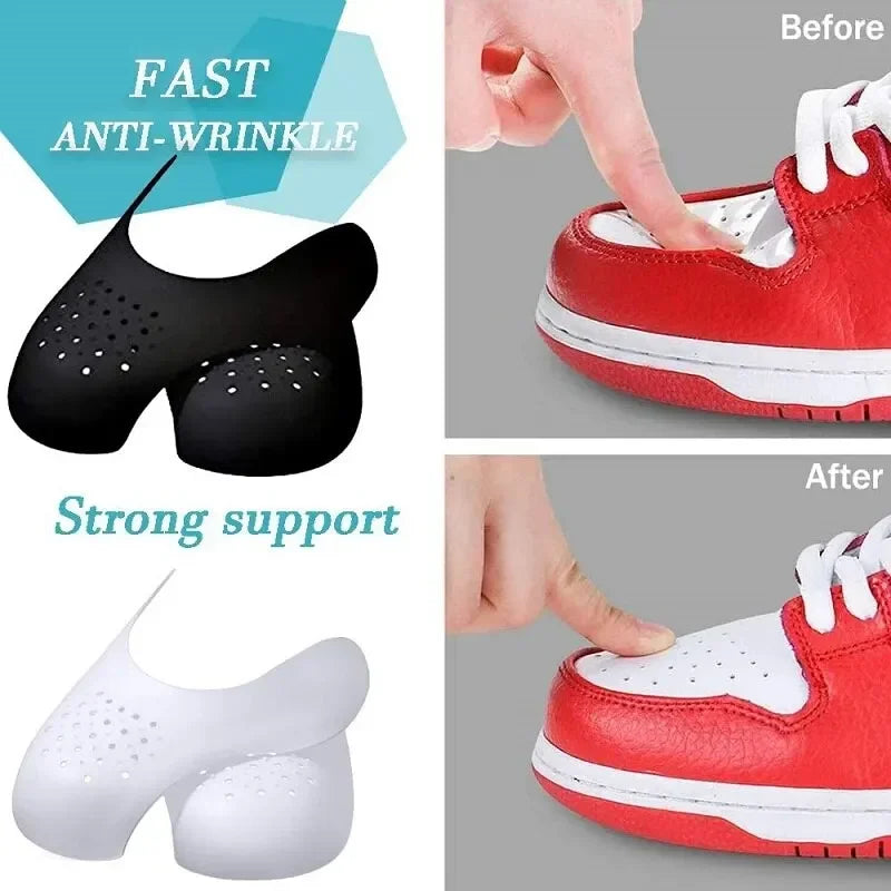 1pair New Shoe Care Sneaker Anti Crease Toe Caps Protector Stretcher Expander Shaper Support Pad Shoes Accessories