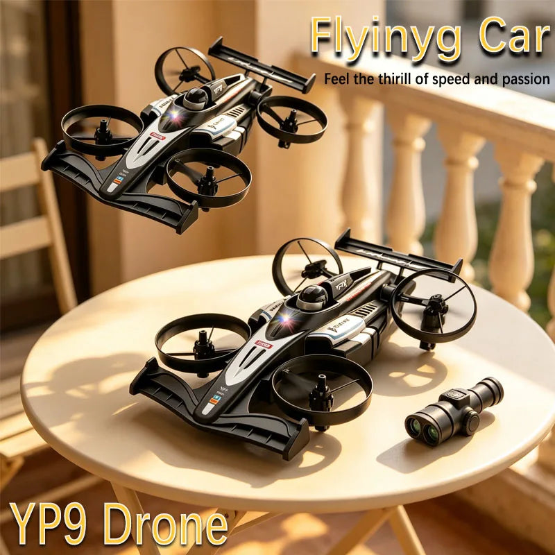 RC Flying Drift Cars Professional Air-Ground 2-in-1 Quadcopter Mini RC Car Electric Racing Deformable Car Toy for Boys Gift