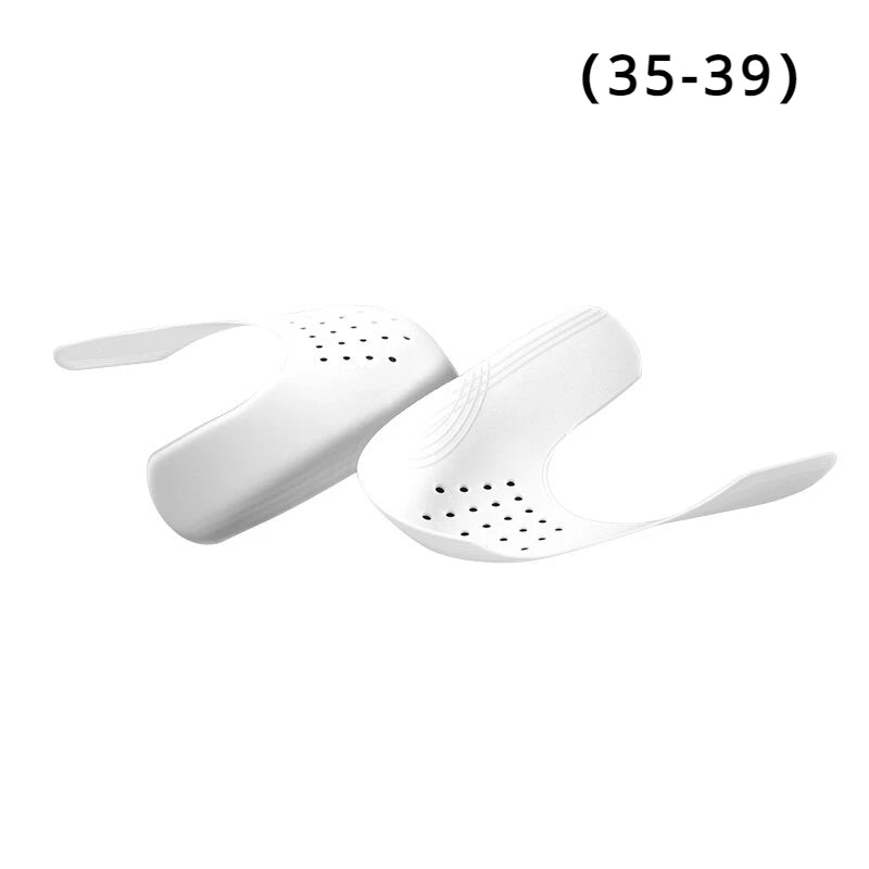1 pair New Shoe Care Sneaker Anti Crease Toe Caps Protector Stretcher Expander Shaper Support Pad Shoes Accessories