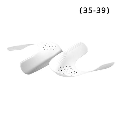 1 pair New Shoe Care Sneaker Anti Crease Toe Caps Protector Stretcher Expander Shaper Support Pad Shoes Accessories