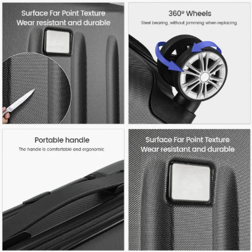 Aluminum alu trolleycarry on aluminum travel suitcase hand carry trolley pp cases travel bags luggage