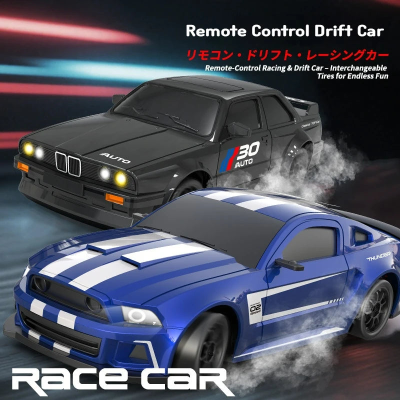 1/24 RC Drift Car 2.4G 4WD Remote Control, 20KM/H High Speed Racing Car with LED Lights,ESP,Ideal toy gift for Kids Boys