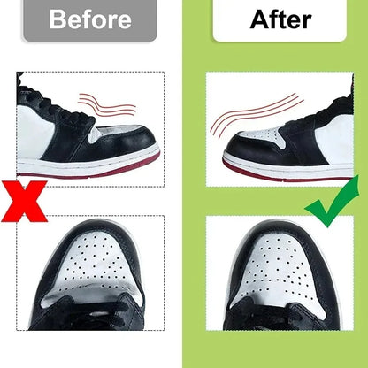 1 Pair Crease Protector Shoe Anti Crease Bending Crack Toe Cap Support Shoe Stretcher Lightweight Keeping Shield Sneakers