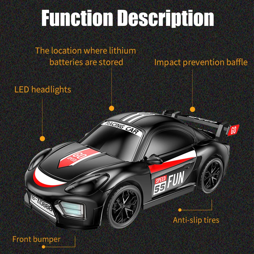 RC Drift Cars 2.4G Remote Control Car 4WD Battle Racing Car Perfect Gift Racing RTR Radio Truck Vehicle Toys for Kids Adult