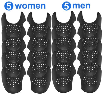 20Pcs Sneakers Anti Crease Protector Wrinkled Fold Shoes Support Toe Cap Sport Ball Shoe Head Stretcher Extender Shoe Protection