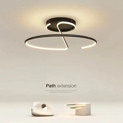 Living Room Lamp LED Chandeliers Indoor Lighting Light Fixture Kitchen Lustre Lamps White Chrome Lamp Fixture Home