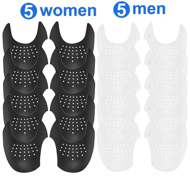 20Pcs Sneakers Anti Crease Protector Wrinkled Fold Shoes Support Toe Cap Sport Ball Shoe Head Stretcher Extender Shoe Protection