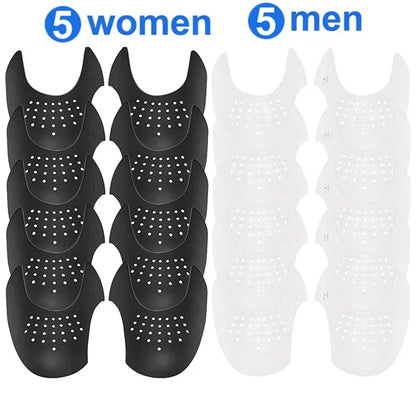20Pcs Sneakers Anti Crease Protector Wrinkled Fold Shoes Support Toe Cap Sport Ball Shoe Head Stretcher Extender Shoe Protection