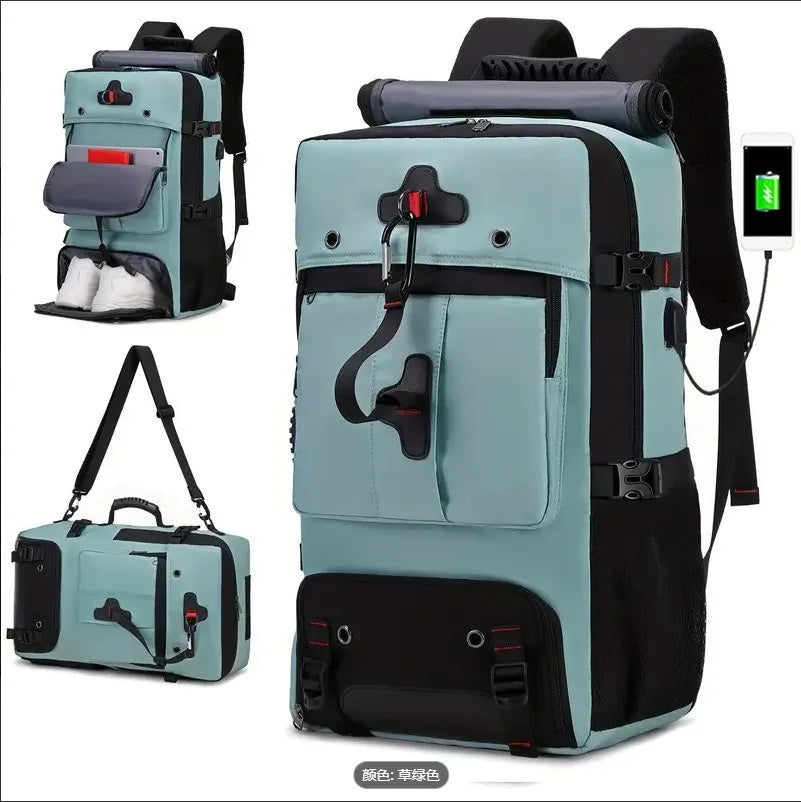 Travel backpack for men boarding, casual men&
