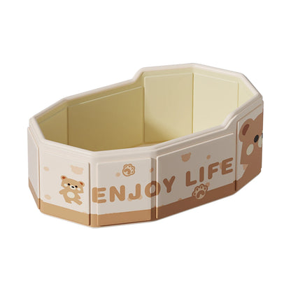 1PC Collapsible Baby Bathtub for Infants &amp; Toddlers, Foldable &amp; Leak-Proof, Reinforced Durable Structure