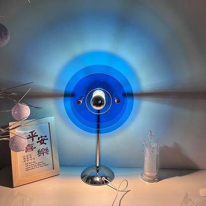 Sunset Table Lamp Projection Rainbow Night Light Atmosphere Home Decoration USB LED Photography Lighting for Wall Decor Lights
