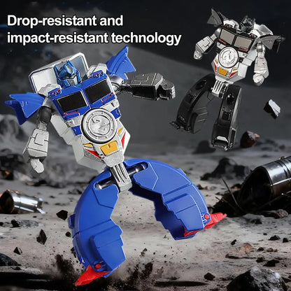 NEW Transformable Fidget Spinners Funny Sensory Fidget Toys Deformable DIY Round to Robot Fingertip Toys for Kids Party Gifts