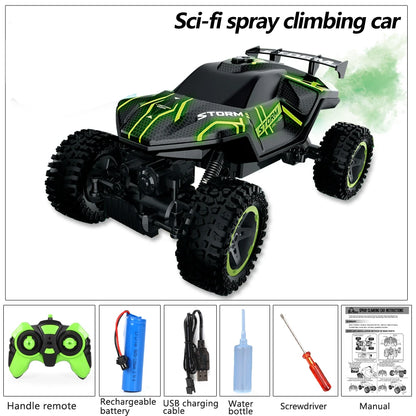 1:16 RC Car  2.4G Four Wheel Drive High-Speed Remote Control Drift Racing Car With LED Lights 4WD RC Car Model Toys for Boys Kid