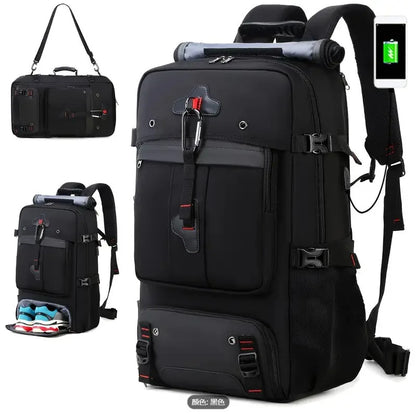 Travel backpack for men boarding, casual men&