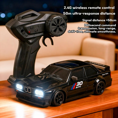 1/24 RC Drift Car 2.4G 4WD Remote Control, 20KM/H High Speed Racing Car with LED Lights,ESP,Ideal toy gift for Kids Boys