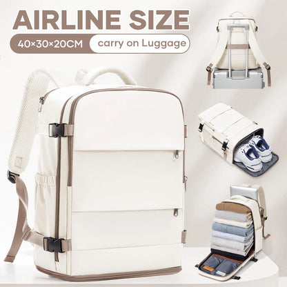 Hand Luggage Ryanair 40x30x20 Travel Backpack Carry-on Bag Aircraft Cabin max wizz air Backpack, Women&