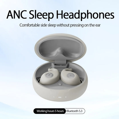 eppfun Sleep Earbuds, Smart ANC Sleep Headphones, Adaptive , Ultra-Comfort for Side Sleepers, 45H Playtime