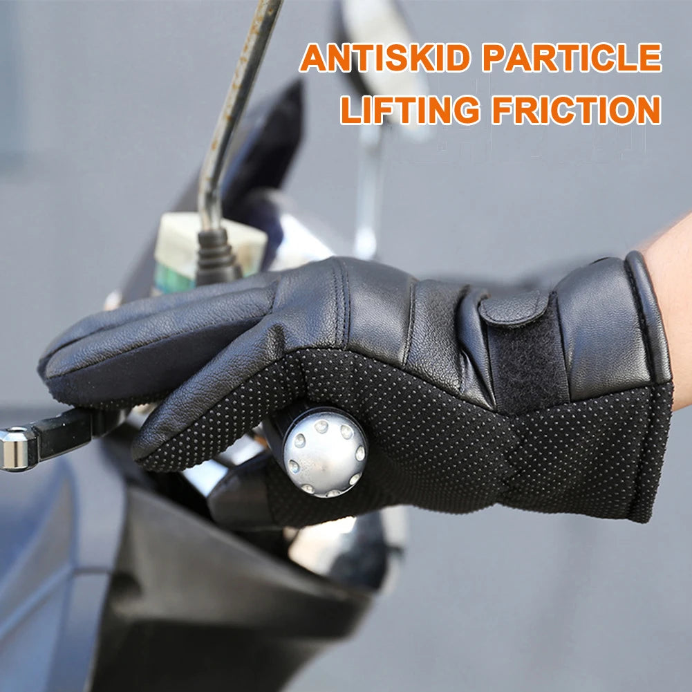 Winter Warm Heating Gloves Waterproof Windproof Electric Heated Gloves Outdoor Riding Motorcycle Skiing Mitten USB Heated Gloves