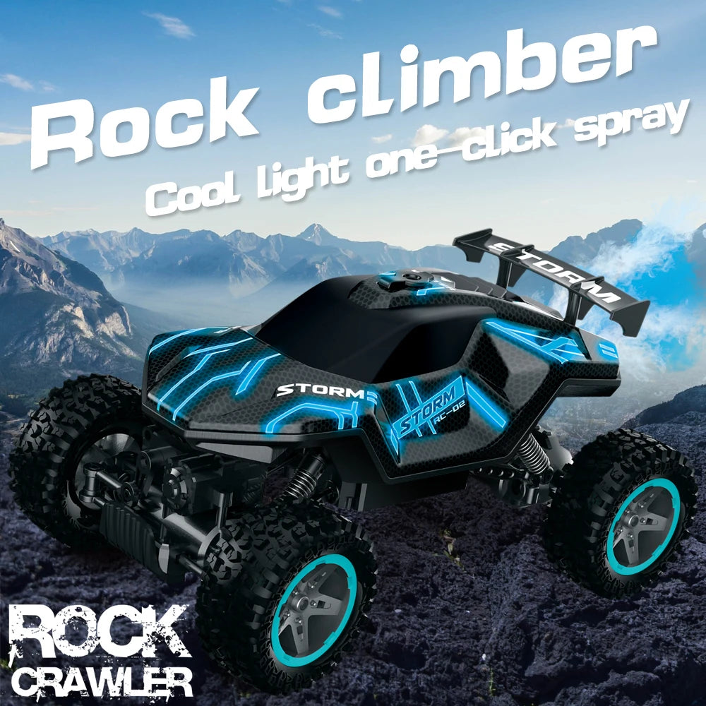 1:16 RC Car  2.4G Four Wheel Drive High-Speed Remote Control Drift Racing Car With LED Lights 4WD RC Car Model Toys for Boys Kid