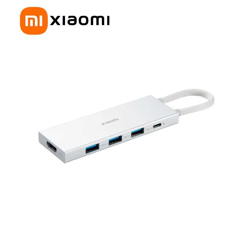 XIAOMI Type-C 5-in-1 Docking Station，Laptop USB Hub，HDMI 4K Ultra-high Definition Digital Interface，USB 3.0 Transmission