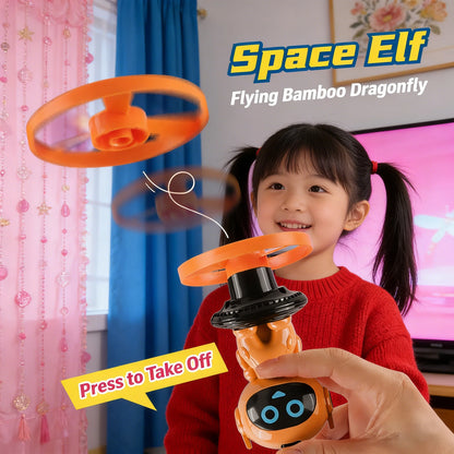 3 in 1 Flying Saucer Disc Launcher Kids Flying Toys UFO Throw Catch Outdoor Sport Propeller Spin Gyro Children Toys Gift for Kid