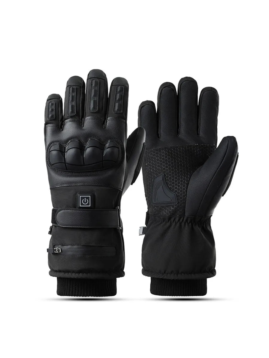 Heated Motorcycle Gloves Winter Glove Touchscreen Gloves Protective Gloves Electric Gloves With Heating Function for Ski Biking