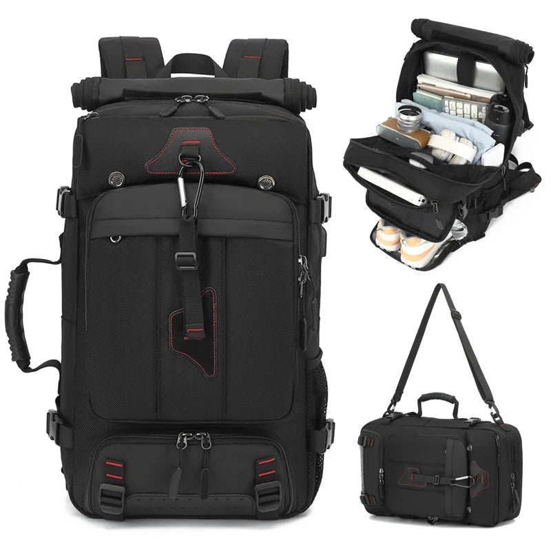 Travel backpack for men boarding, casual men&
