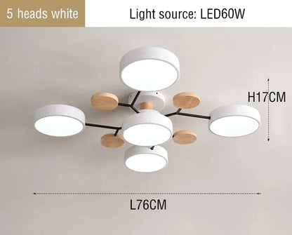 Modern LED Chandelier for Living Room Bedroom Hotel 3 Different Colors Ceiling Lamp Nordic Home Lighting Ceiling Pendant Lamp