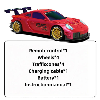 RC Drift Racing Toy, 2. 4GHz Four Wheel Drive, Cool Lights, Supports Multiplayer Competition