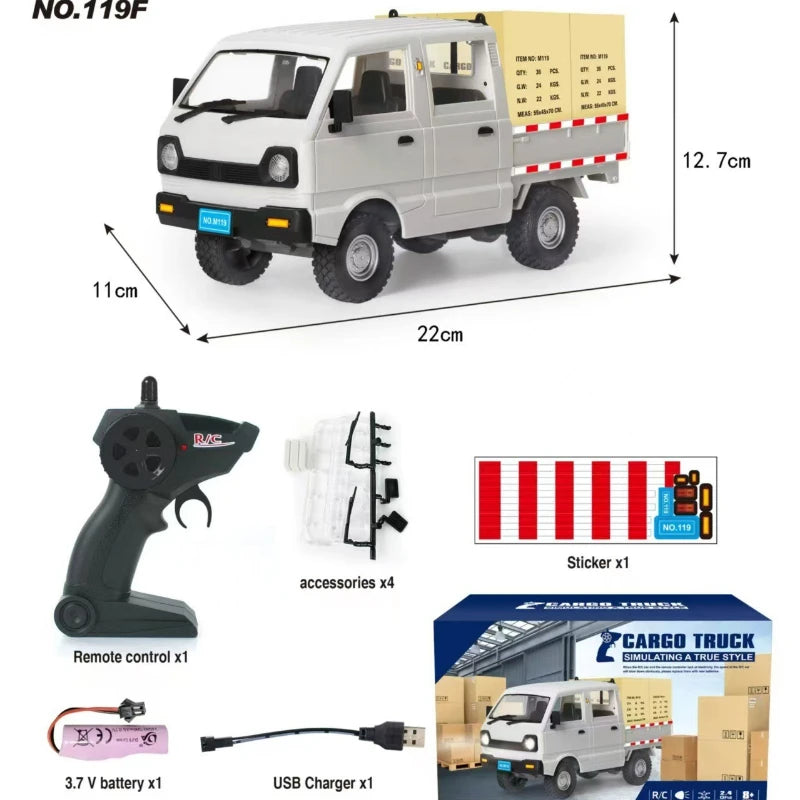 Speed RC Drift Truck Four Wheel Drive Road Competitive Realistic Model Vehicle Electric Remote Control Cars Boys Birthday Gifts