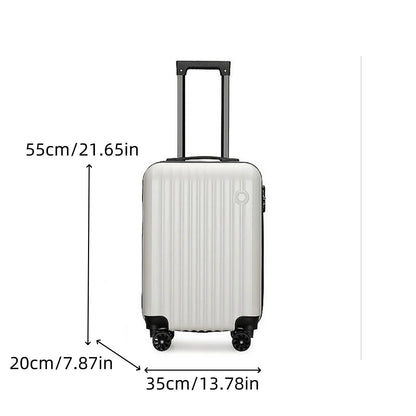 New 20inch Luggage, Carry-On Trolley Case, Pc Thickened Hard Shell Material, High-Strength Compression Resistance, Suitable for Both Men and Women