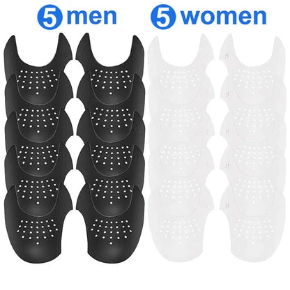 20Pcs Sneakers Anti Crease Protector Wrinkled Fold Shoes Support Toe Cap Sport Ball Shoe Head Stretcher Extender Shoe Protection