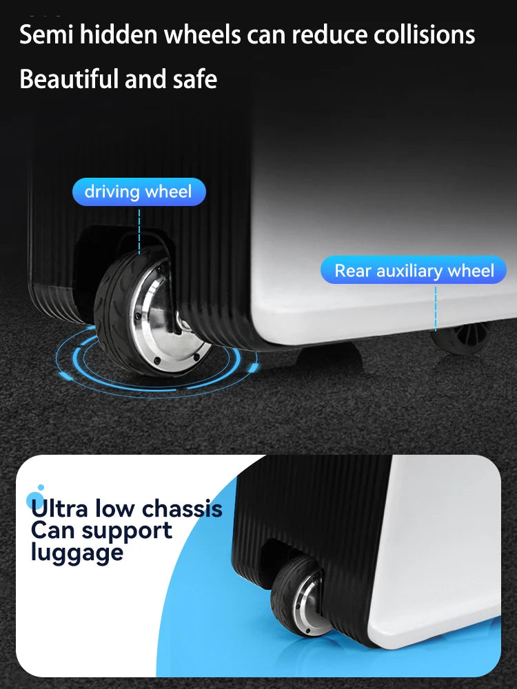 Luggage  Suitcase Electric Can Ride – 20 inch Carry-on Size Travel Case with TSA Lock &amp; Silent Wheels for Boarding &amp; Vacation