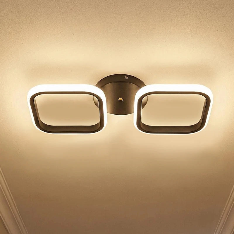 LED Ceiling Lamp Modern Style Geometric Shape Aisle Corridor Light Wall light Kitchen/ Bedroom Lighting 110V White/Warm light