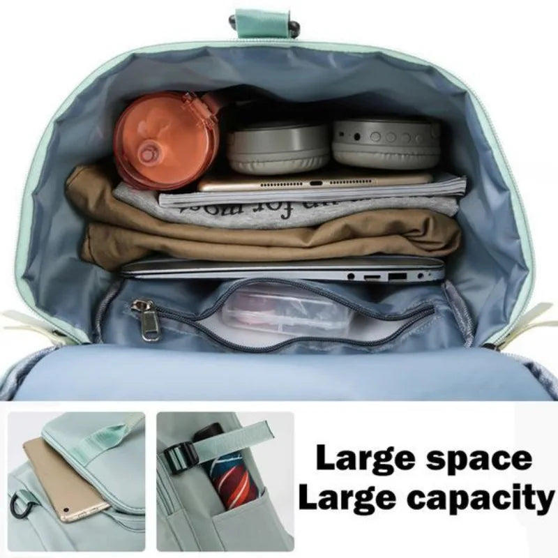 Travel Backpack Large Capacity Fashionable Portable Shoulder Sports Fitness Bag, Multifunctional Weekend Travel Storage Bag