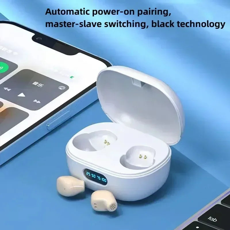 Hidden Earphones Wireless Bluetooth Headset Mini Sports Don&