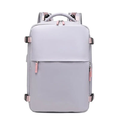 Travel Double-shoulder Backpack. Large Capacity and Multifunctional. Suitable for Ladies and Male Students. Travel Bag