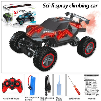 1:16 RC Car  2.4G Four Wheel Drive High-Speed Remote Control Drift Racing Car With LED Lights 4WD RC Car Model Toys for Boys Kid