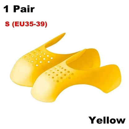 1 Pair Crease Protector Shoe Anti Crease Bending Crack Toe Cap Support Shoe Stretcher Lightweight Keeping Shield Sneakers