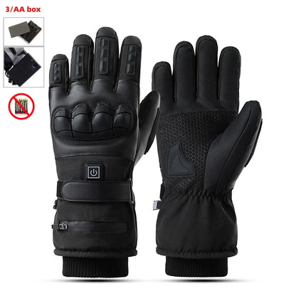 Heated Motorcycle Gloves Winter Glove Touchscreen Gloves Protective Gloves Electric Gloves With Heating Function for Ski Biking
