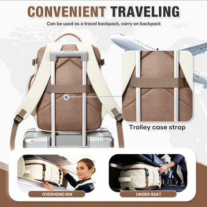 Travel Backpack for Women Men Large Capacity Outdoors Bag 15.6in Laptop Bag Easyjet Ryanair 40x30x20 Carry-On Business  Backpack