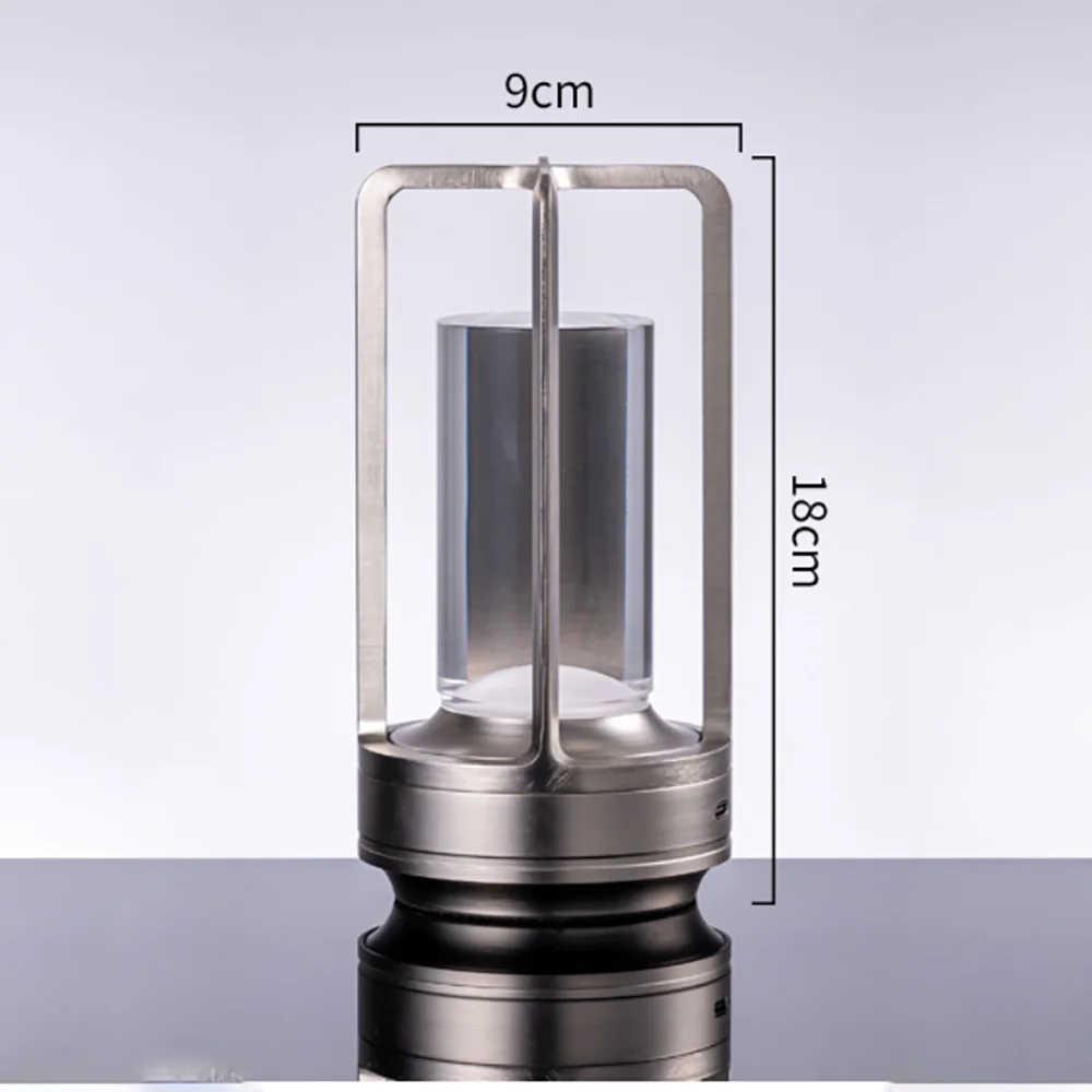 crystal lamp Plastic bedside table bedroom led Touch table lamp Restaurant decoration atmosphere Night light
