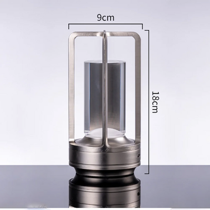 crystal lamp Plastic bedside table bedroom led Touch table lamp Restaurant decoration atmosphere Night light