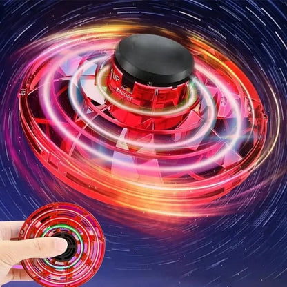 Flying Ball Toys Magic Ball Flying Spinner Flight Gyro Mini UFO Fingertip Drone Aircraft Induction Gyroscope Decompression Toys