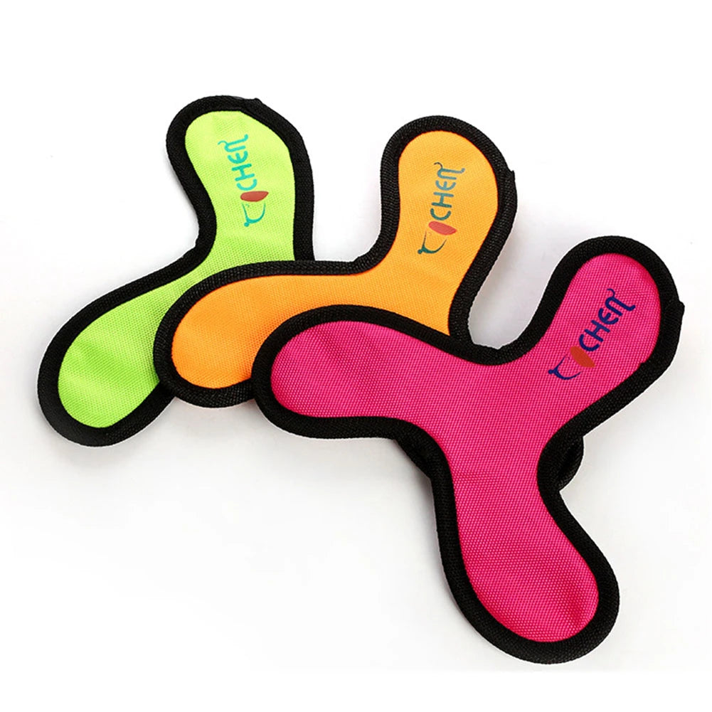 Flying Discs Dog Training Toy Oxford Cloth Pet Interactive Dart Bite Resistant Boomerang Puppy Chew Flying Saucer Toys