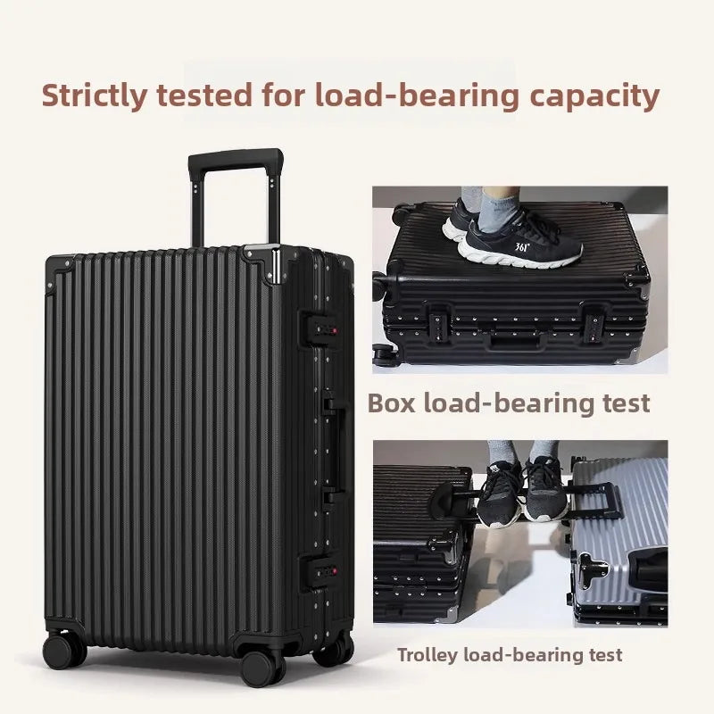 Premium Roller Luggage Large Capacity 20 Inch Carry on Durable Steel Zipper Women Men Travel Case Travel Luggage Luggage Set